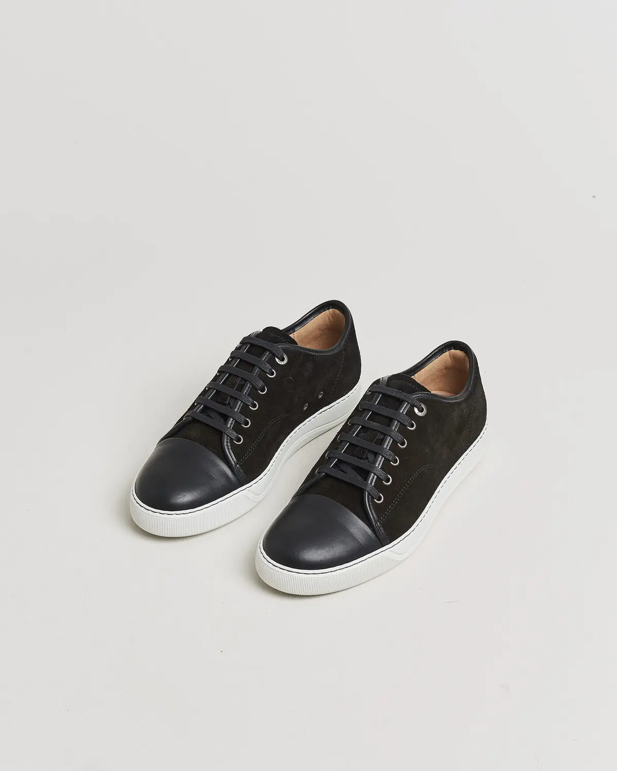 Lanvin DBB1 Nappa Cap Toe Sneaker Black UK8 - EU42