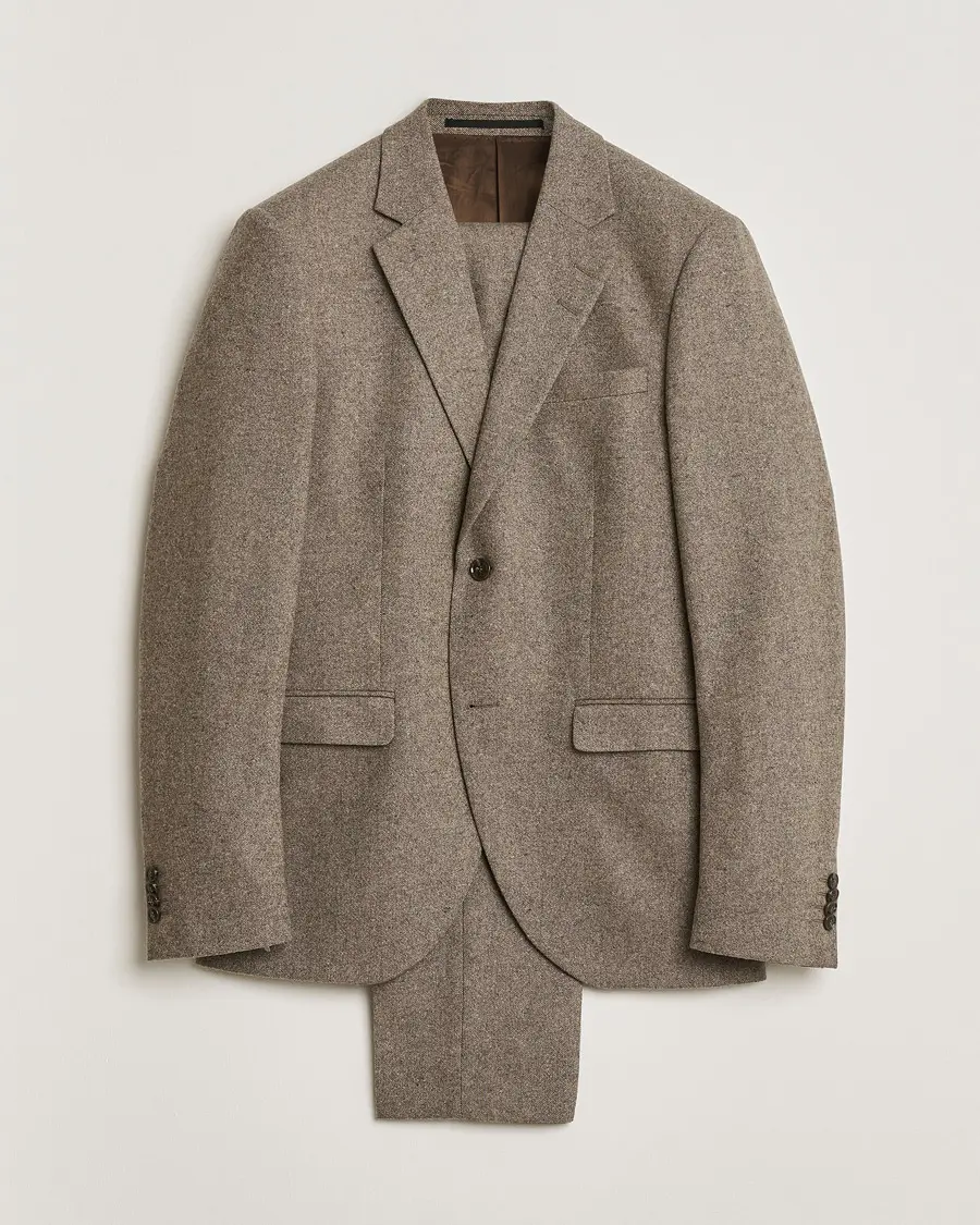 Tiger of Sweden Brushed Wool Suit Taupe 48/46