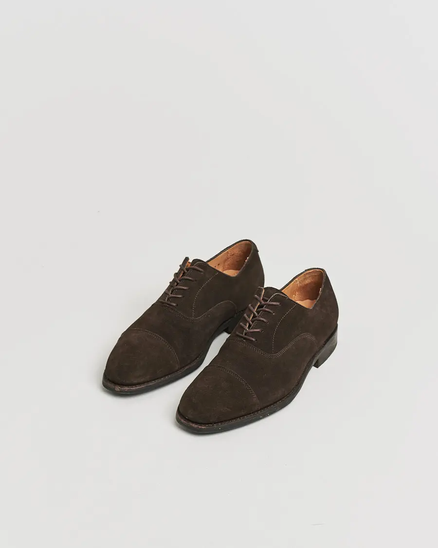 Myrqvist Äppelviken Oxford Dark Brown Suede UK6 - EU40