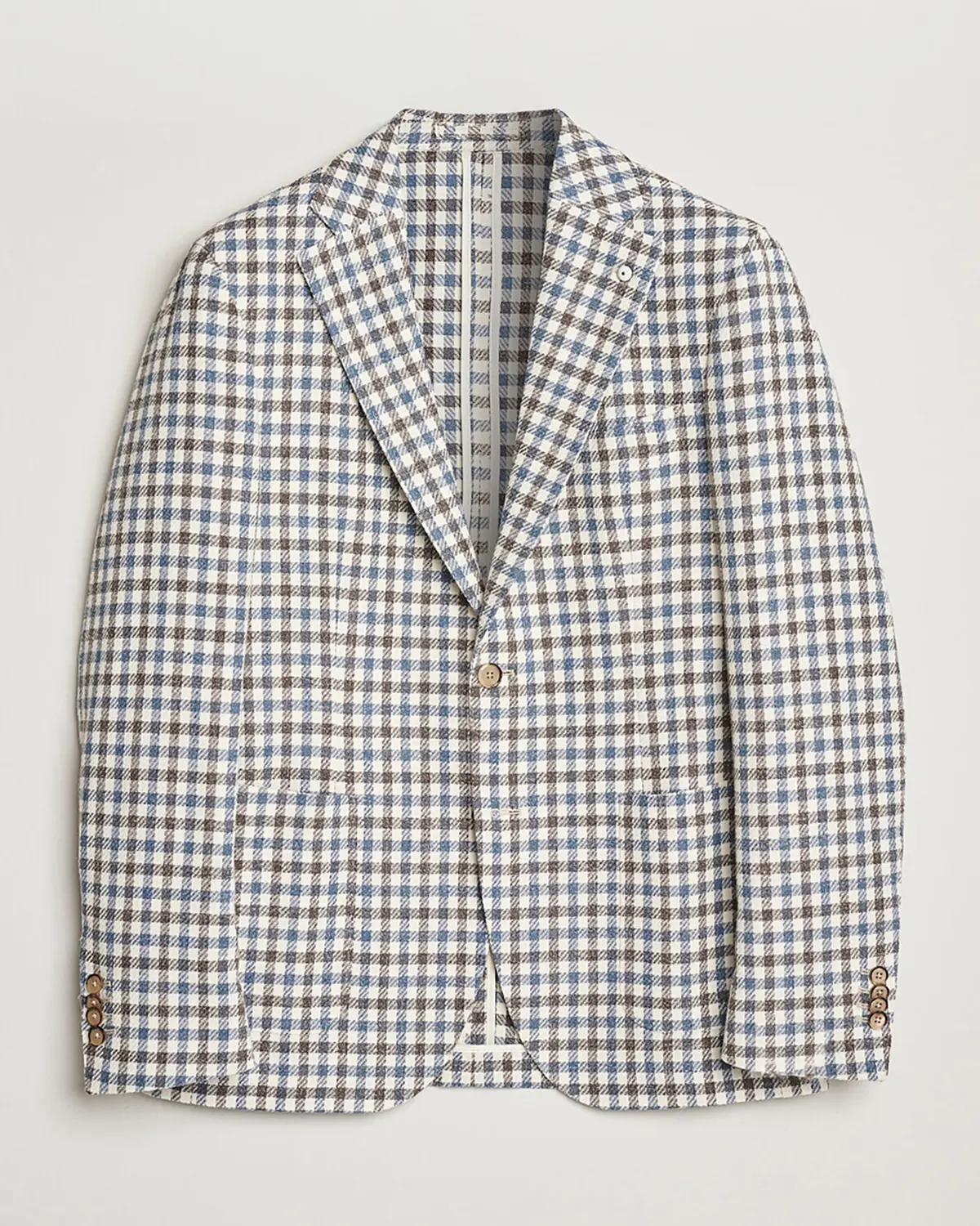 L.B.M. 1911 Jack Regular Fit Checked Blazer Blue/Brown 52