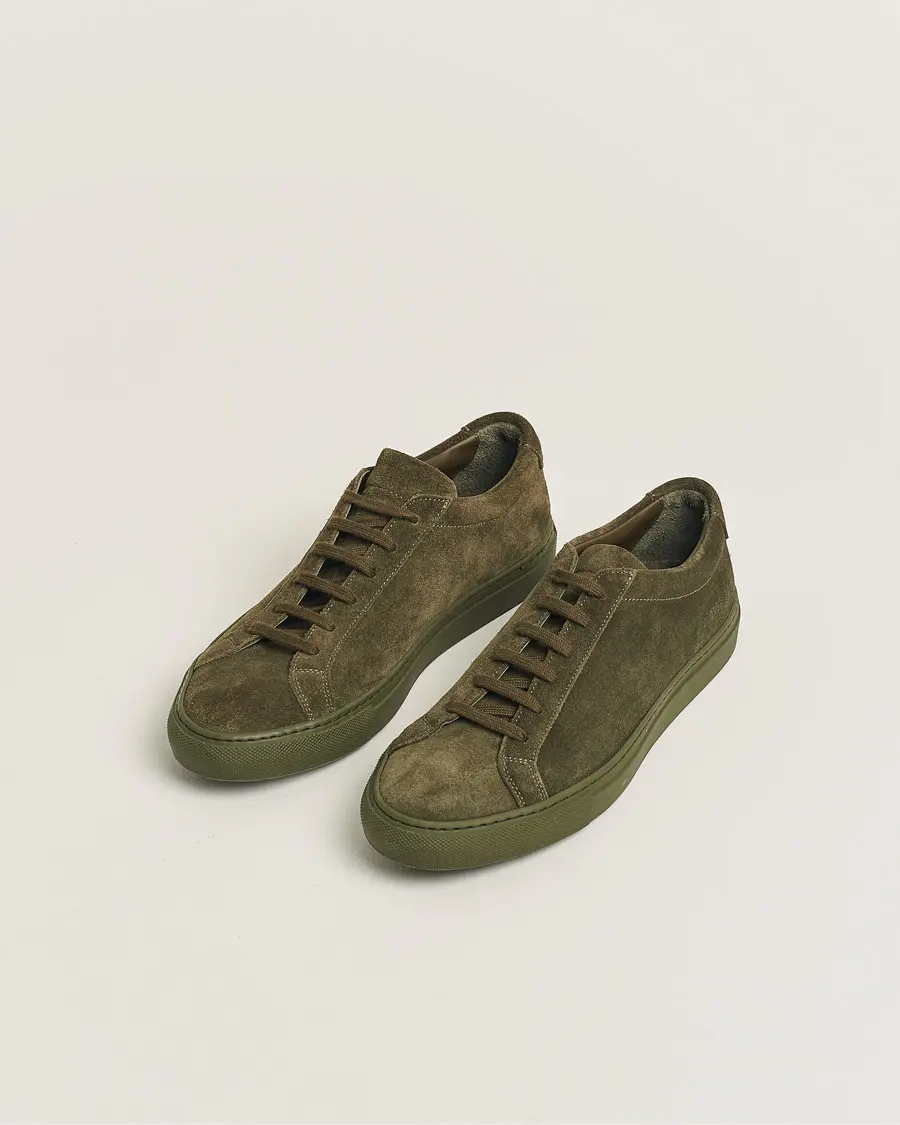 Common Projects Original Achilles Suede Sneaker Army Green 40