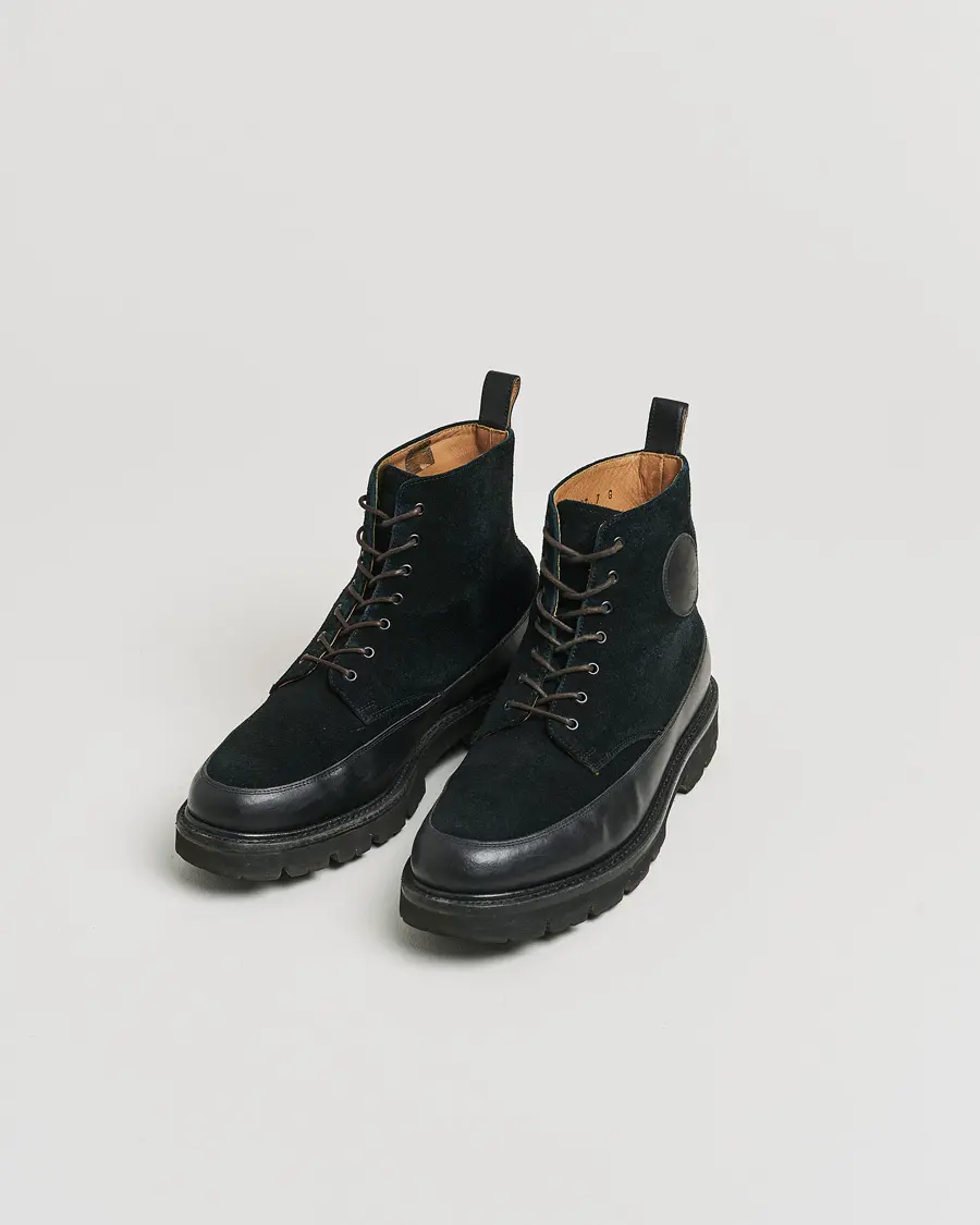 Grenson Anton Suede Boot Black UK7 - EU41