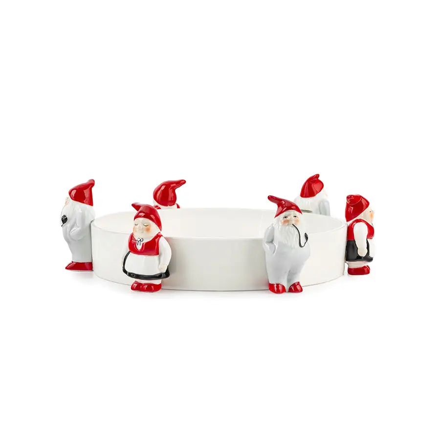 Porsgrunds Porselænsfabrik Nisse Mor/Far Bolle 26cm