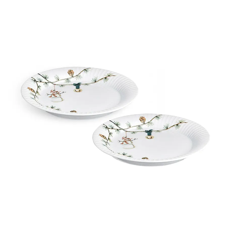 HAMMERSHØI CHRISTMAS TALLERKEN 22CM 2PK