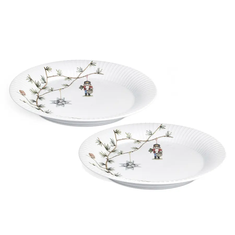 HAMMERSHØI CHRISTMAS TALLERKEN 27CM 2PK