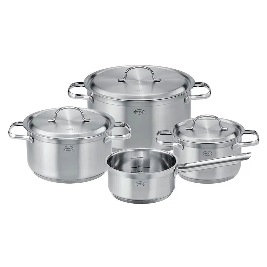 Røsle Pure Elements Grytesett 7 Deler Stål