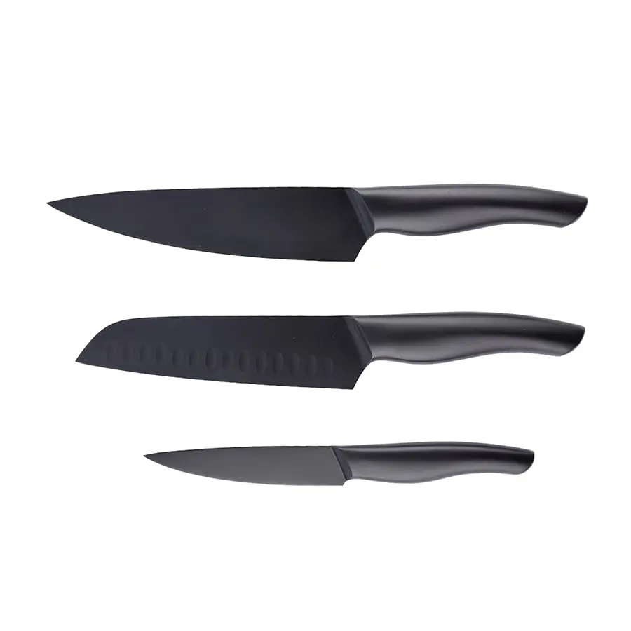 Christiania 1739 Akita Sort Knivsett 3 Kniver