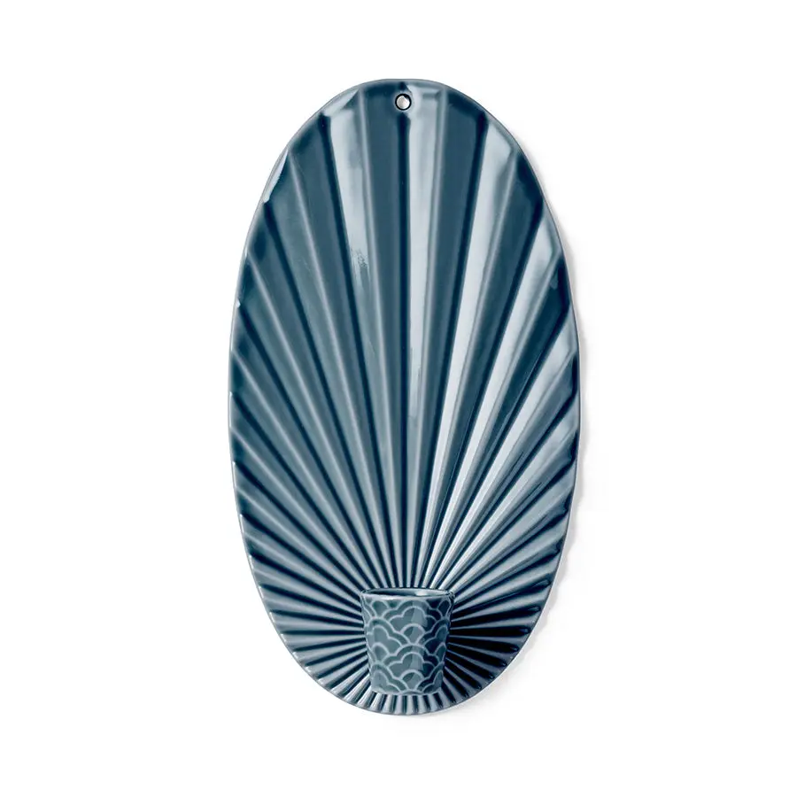 Samsurium Waves Candle Sconce Midnight