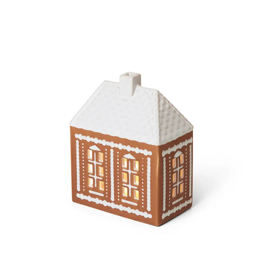 Kähler Gingerbread Lyshus Medium Brun