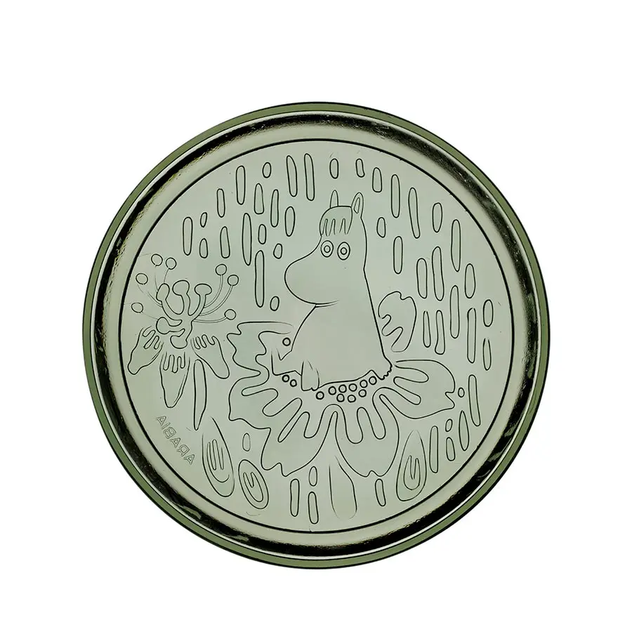 Moomin Arabia Mummi Tallerken 15cm Furugrønn