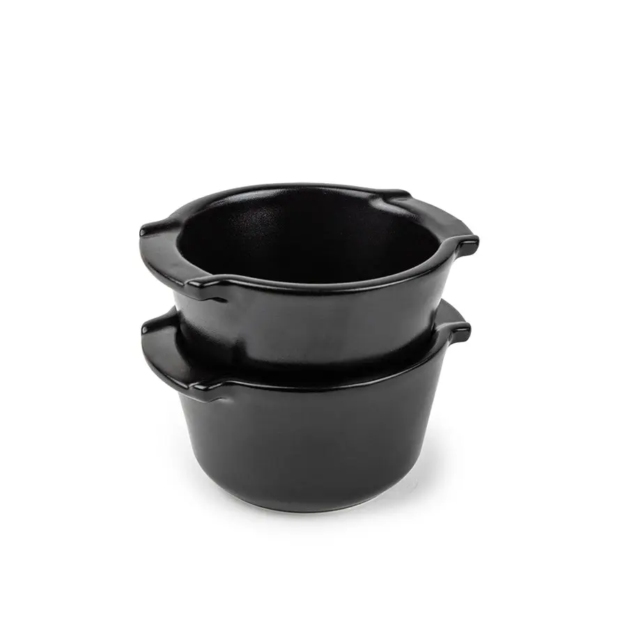 Peugeot Appolia Ramekin 11cm 2pk Matt Svart