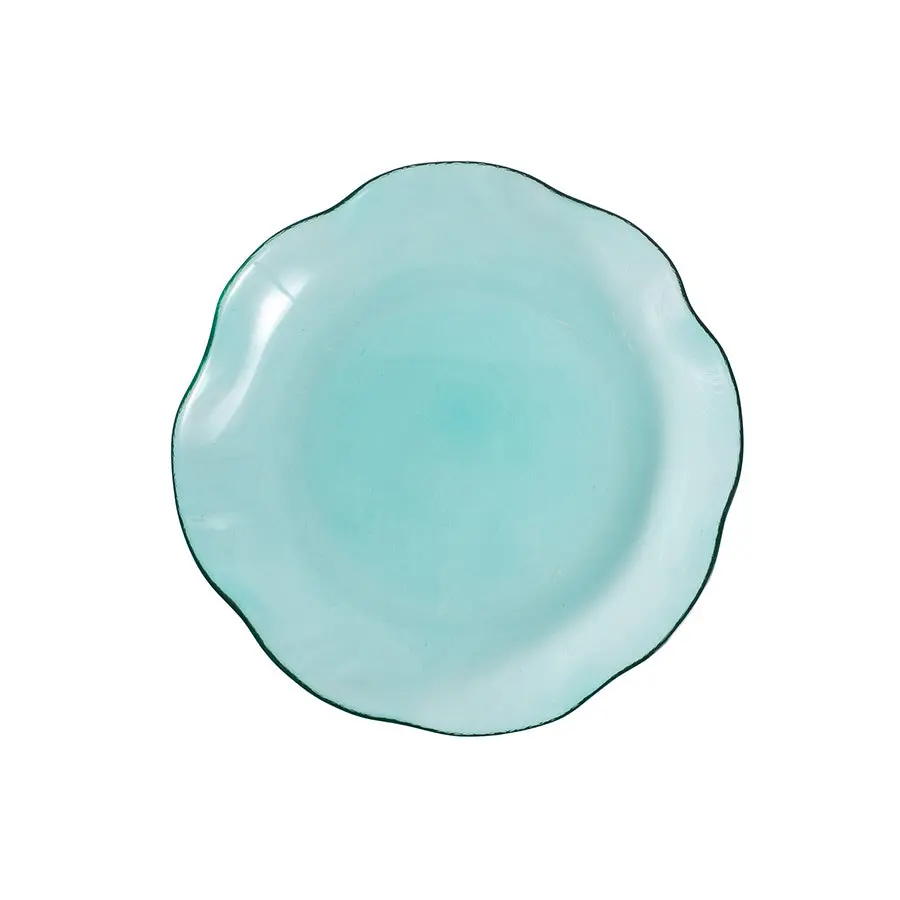 Porsgrunds Porselænsfabrik Natur Asjett 22cm Turkis Glass 4pk