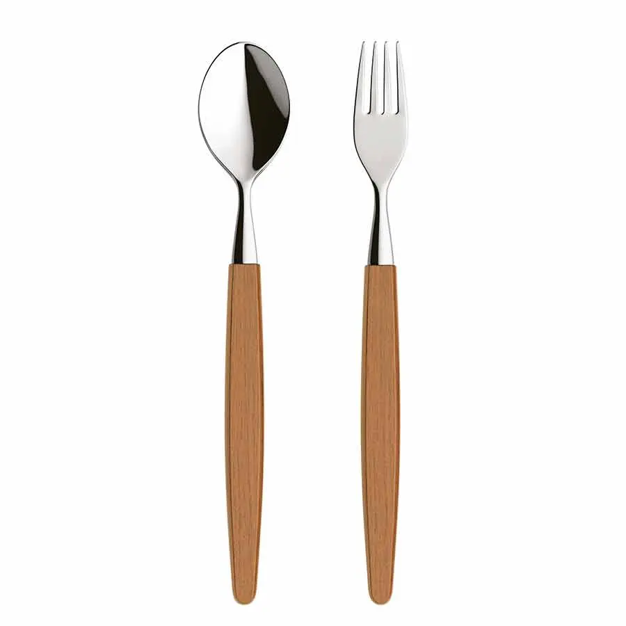 Skaugum Bestikk Teak Serveringssett