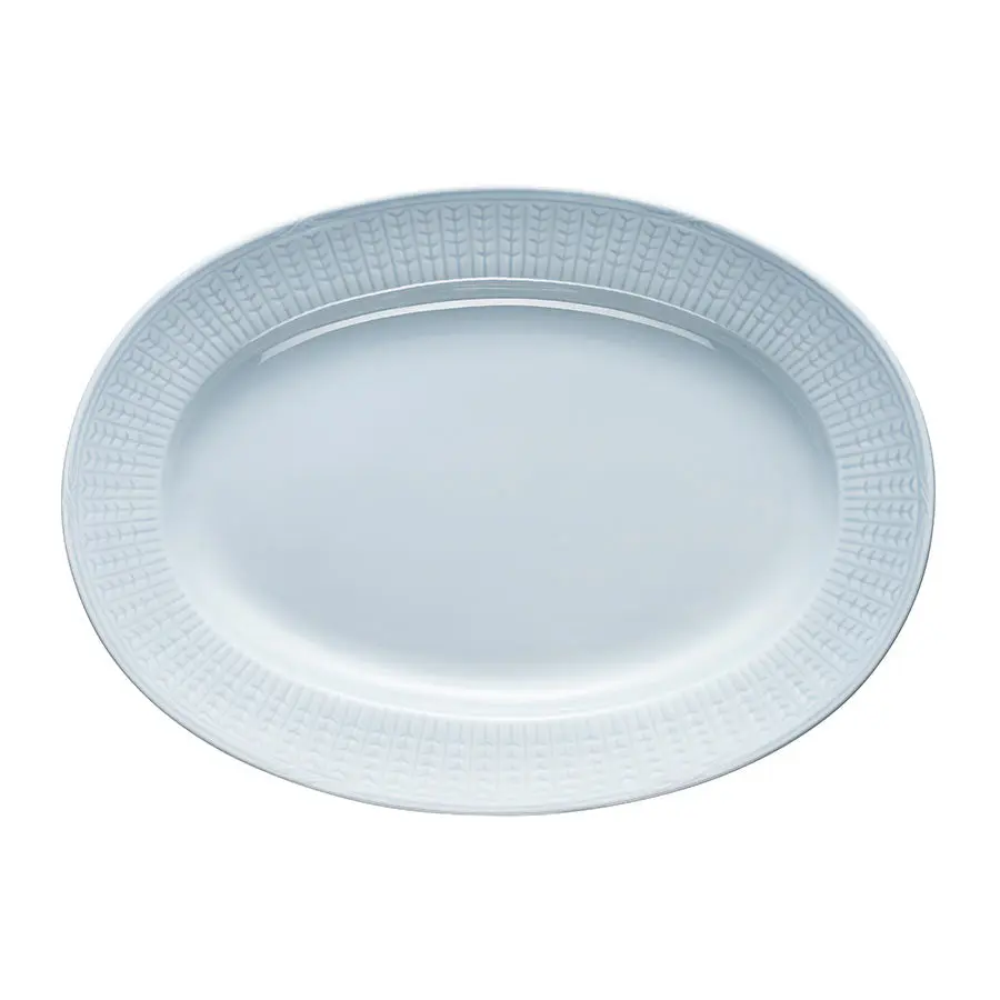 Swedish Grace Ovalt Serveringsfat 32cm Is/Grå