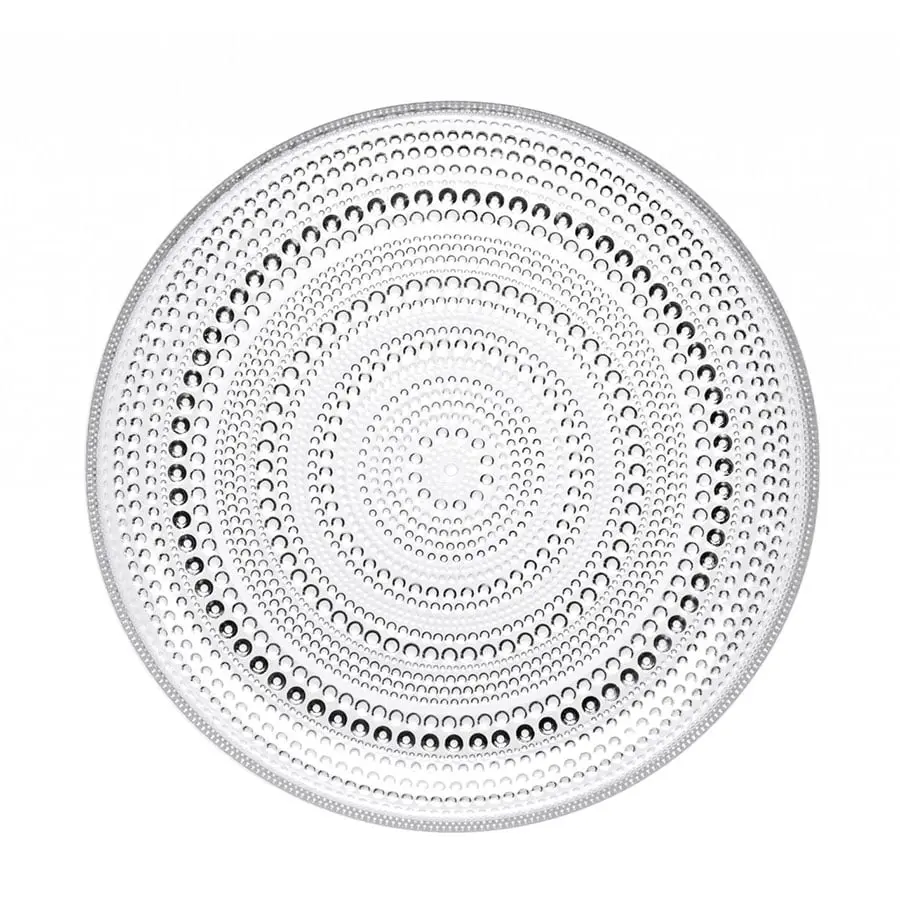 Iittala Kastehelmi Tallerken 24,8cm Klar
