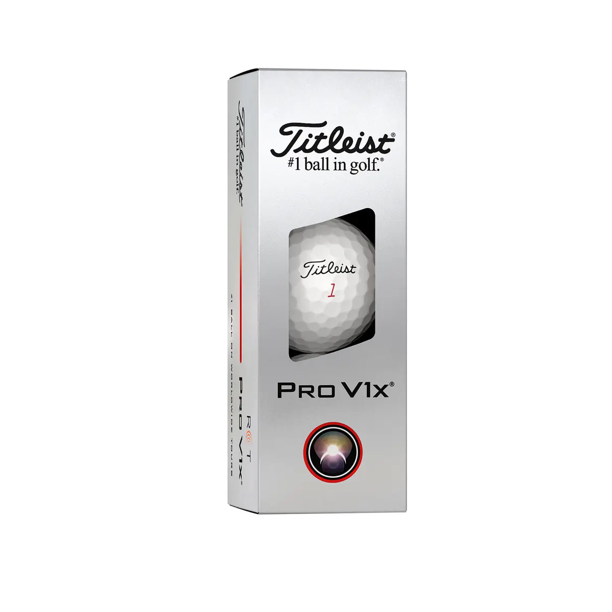 2025 Pro V1x RCT 3-Balls Hvit