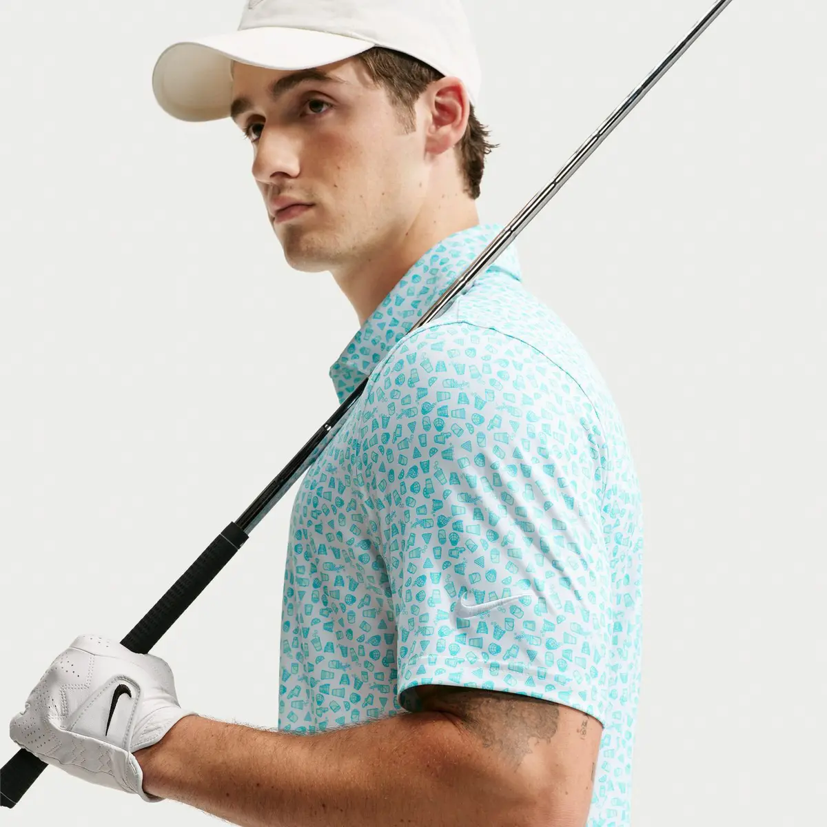M Velocity Micro Print Polo