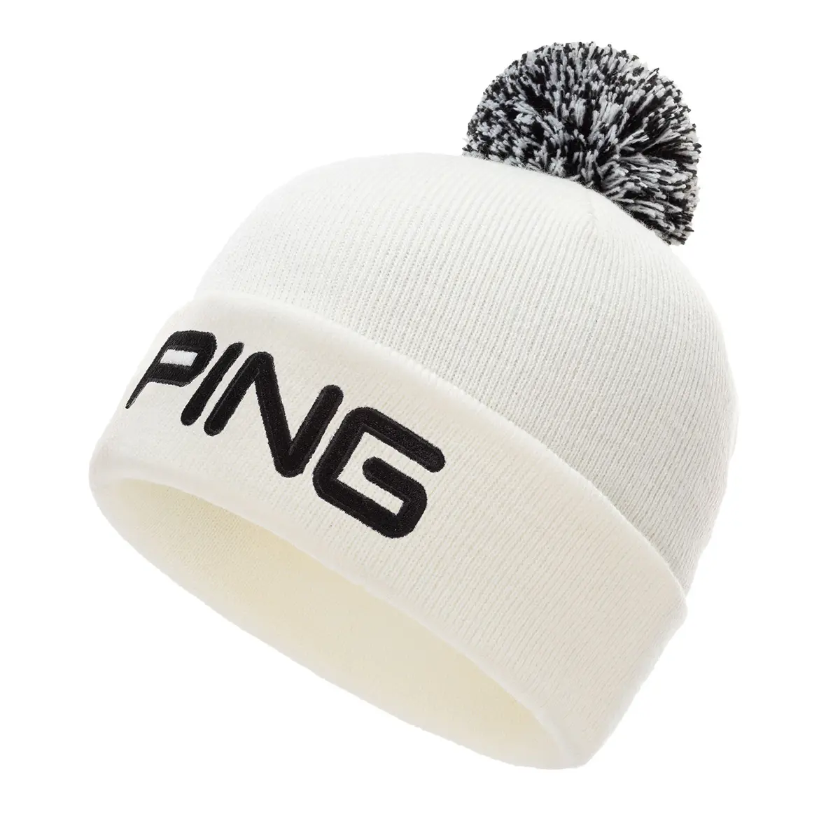 Classic Bobble Knit Hvit Svart