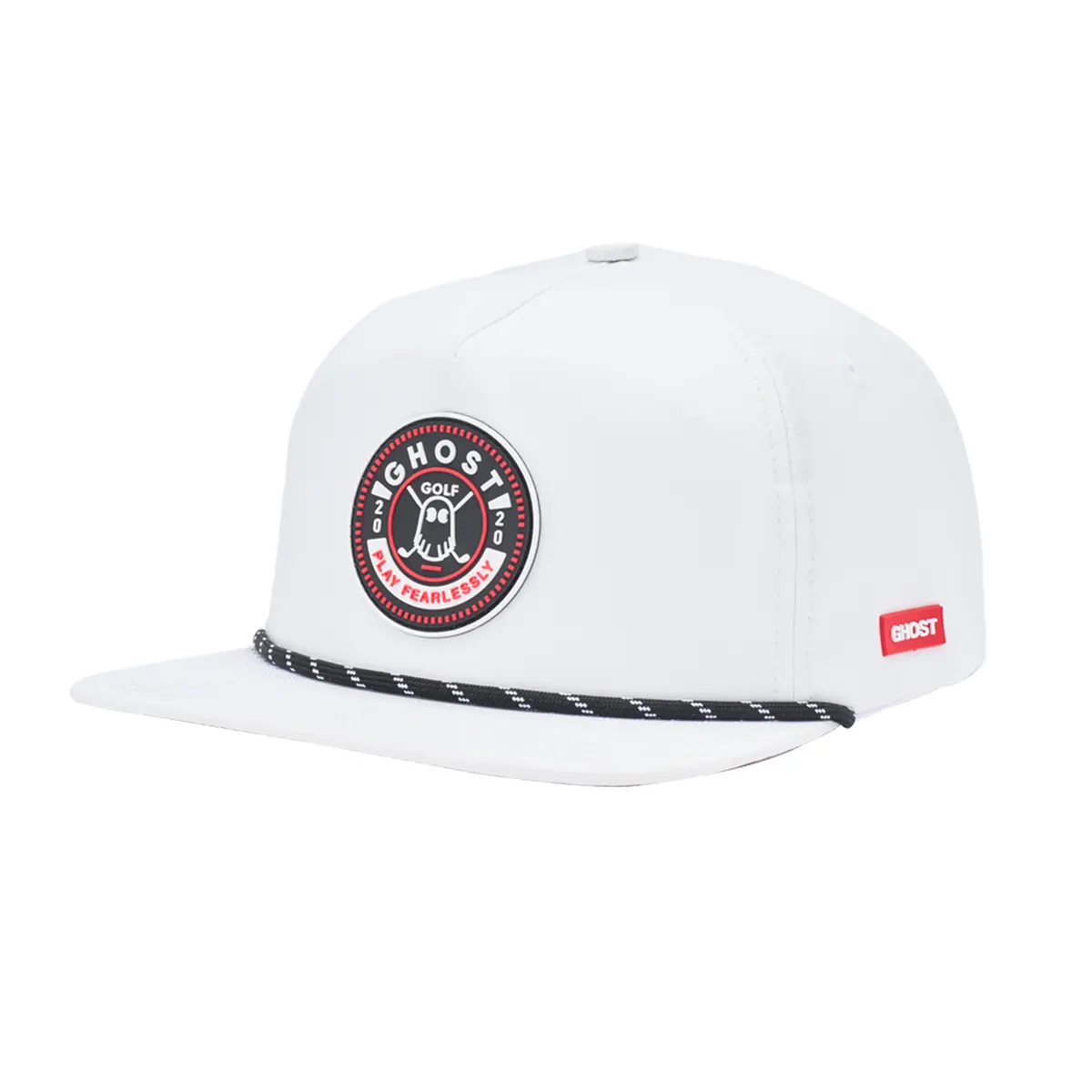 Retro Golfer Snapback Hvit