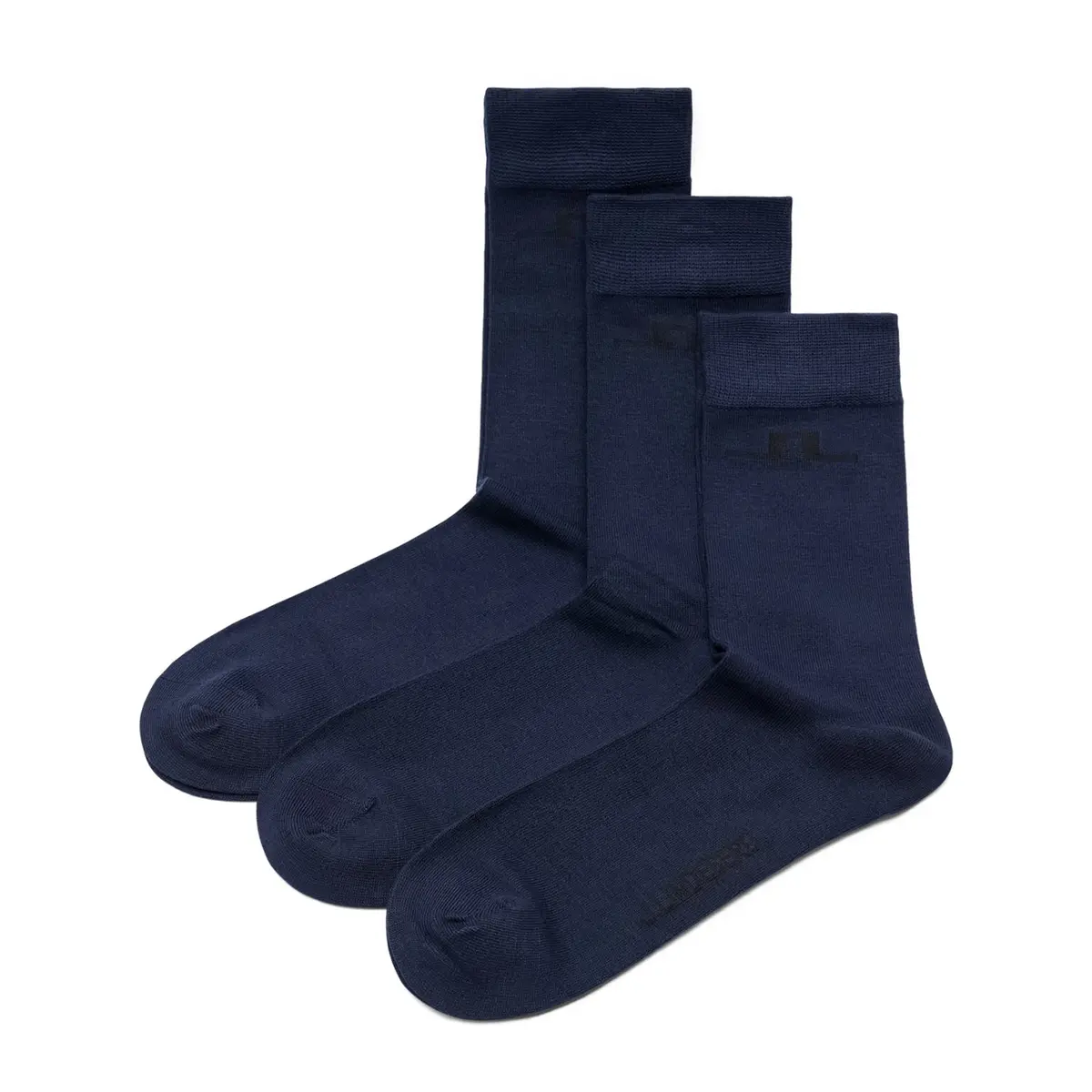 Bamboo Long Socks 3P Blå