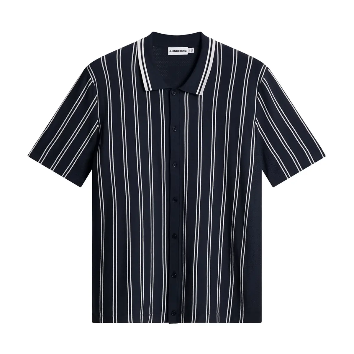 Rue Knit Ss Shirt Blå