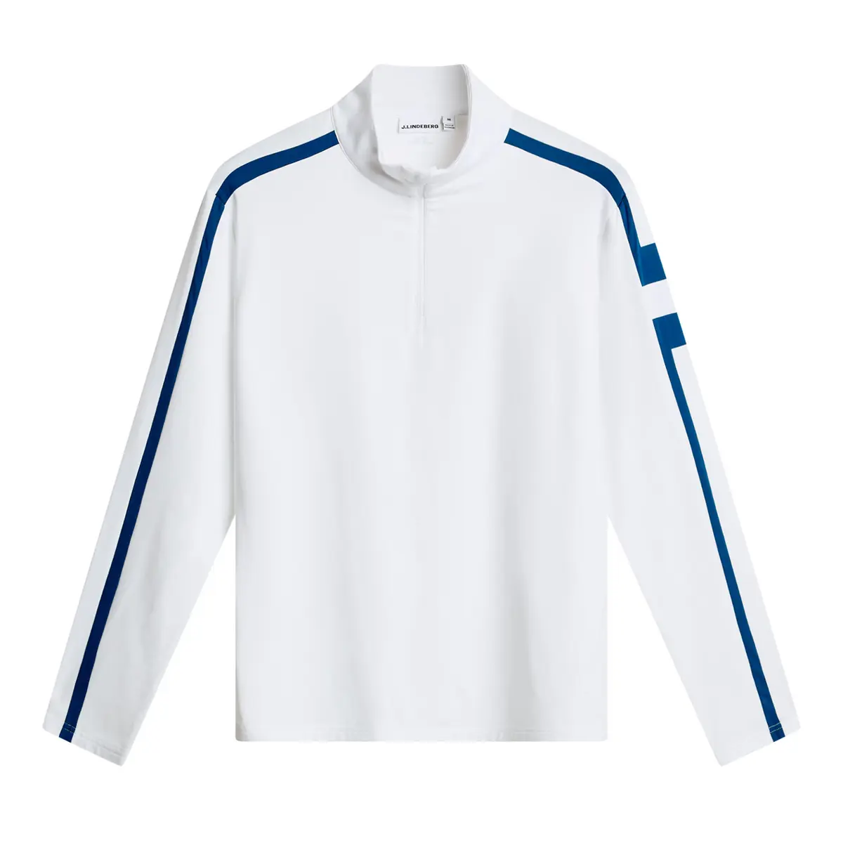 Keaton Quarter Zip Mid Layer Hvit