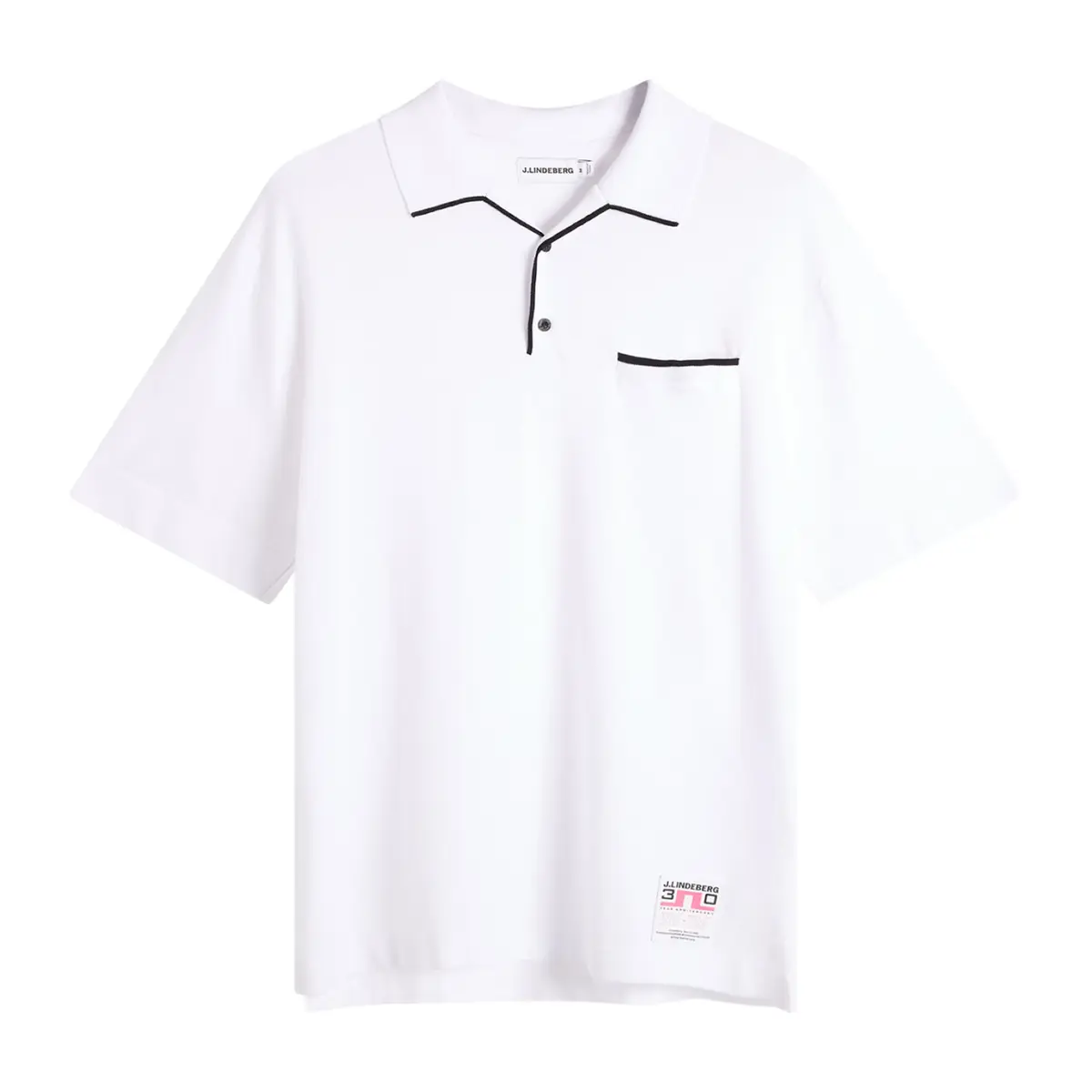30Y Jesper Retro Relaxed Polo Hvit
