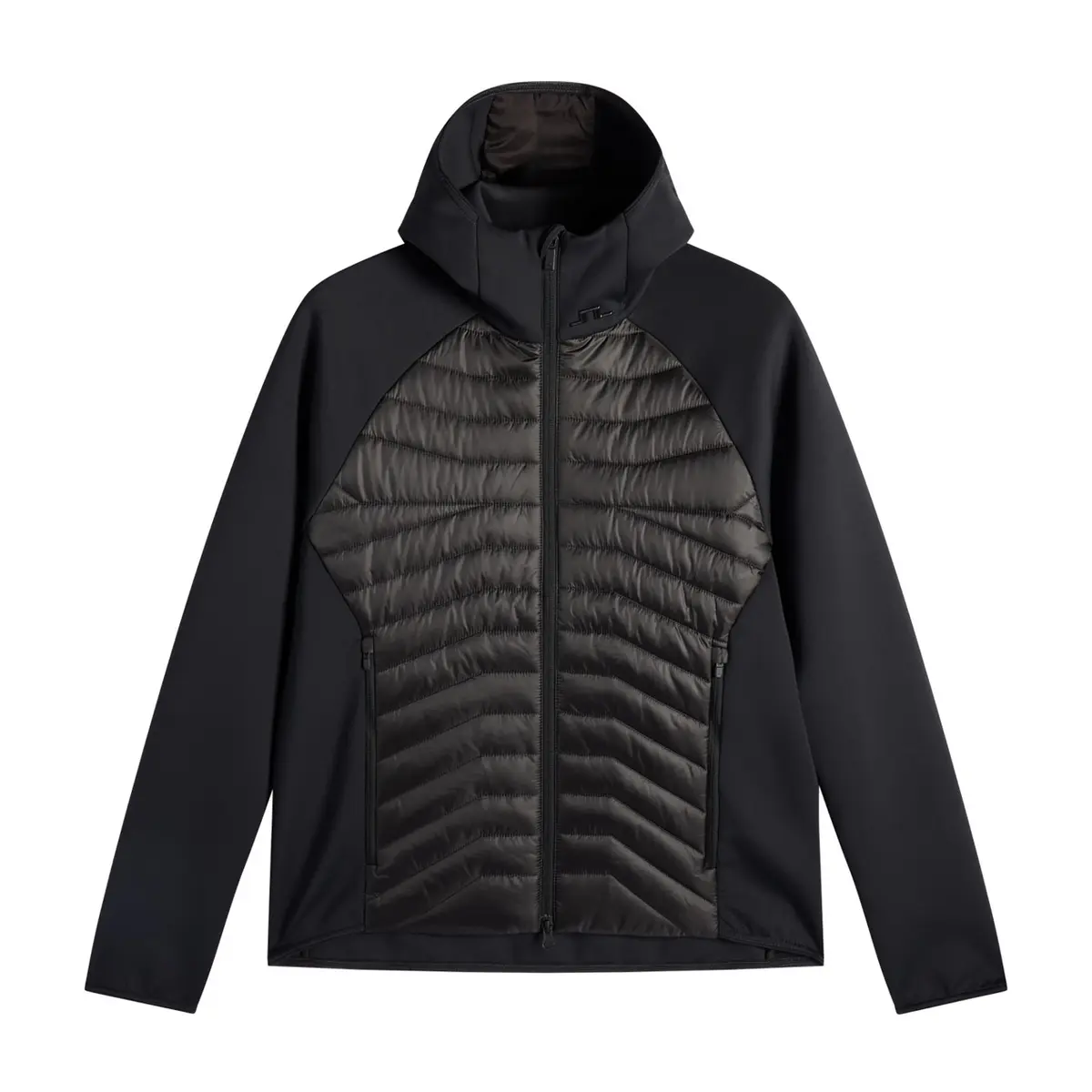 Heyden Quilt Hybrid Hood Svart