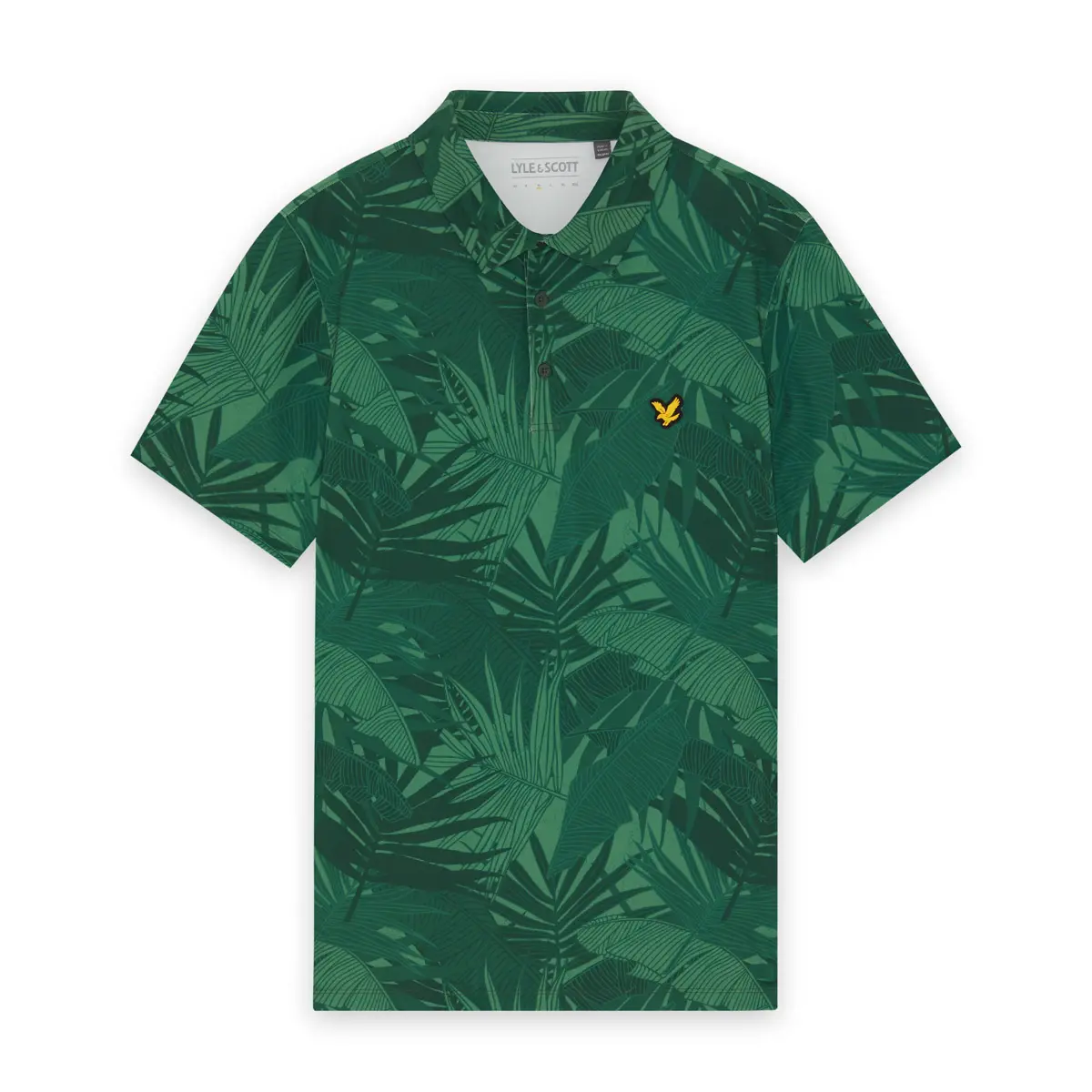 Golf Leaf Print Polo