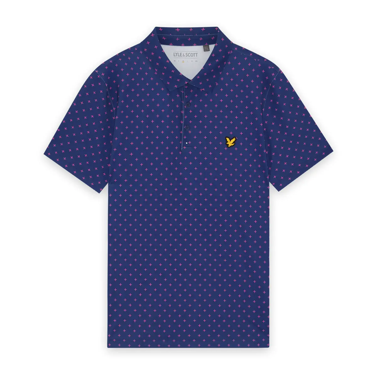 Golf Cross Print Polo
