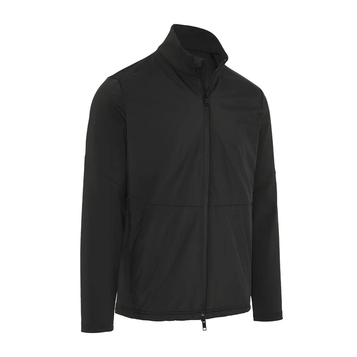 Mixed Media Pullover Svart