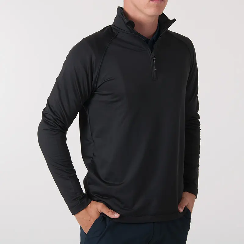 Coos Bay Half-Zip Svart