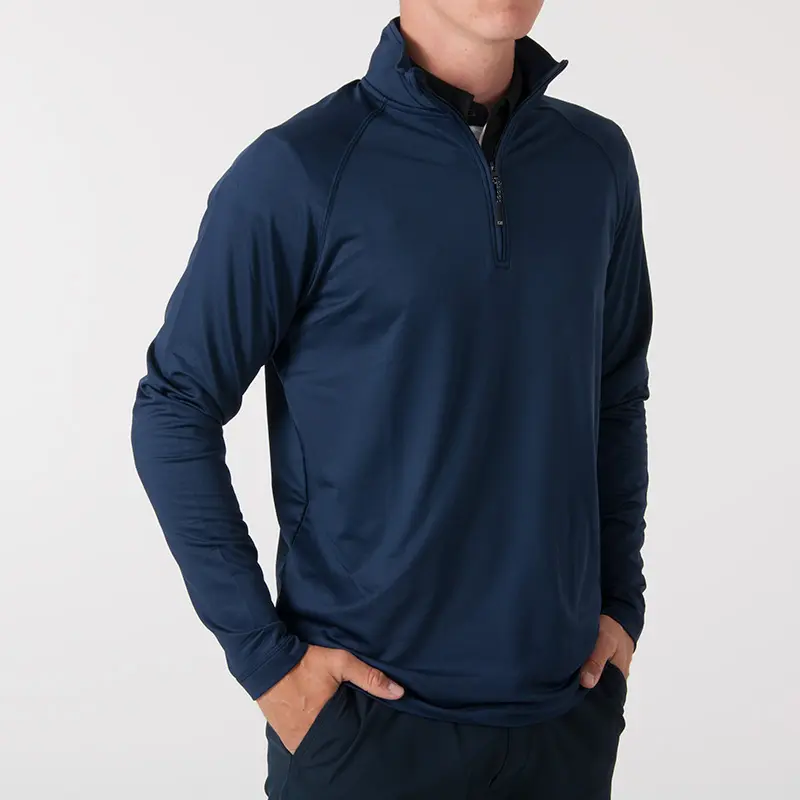 Coos Bay Half-Zip Blå