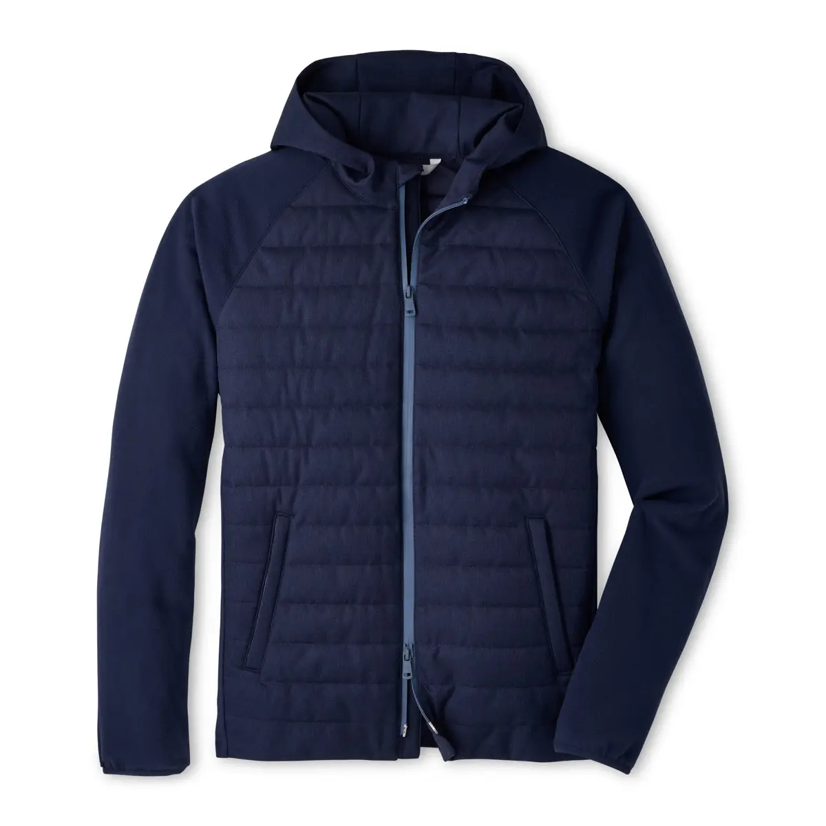 Parks Hybrid Hoodie Jacket Blå