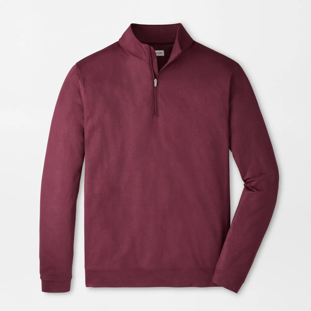 Perth Herringbone Performance Zip Rød