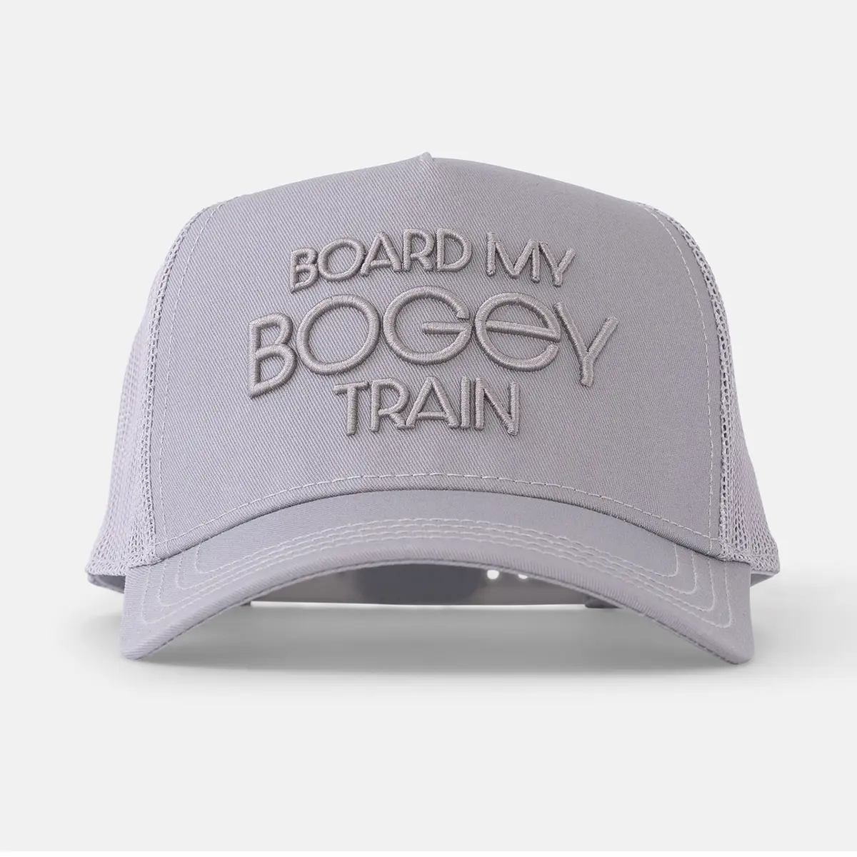 Trucker Cap 3D Board My Bogeytrain: Grå