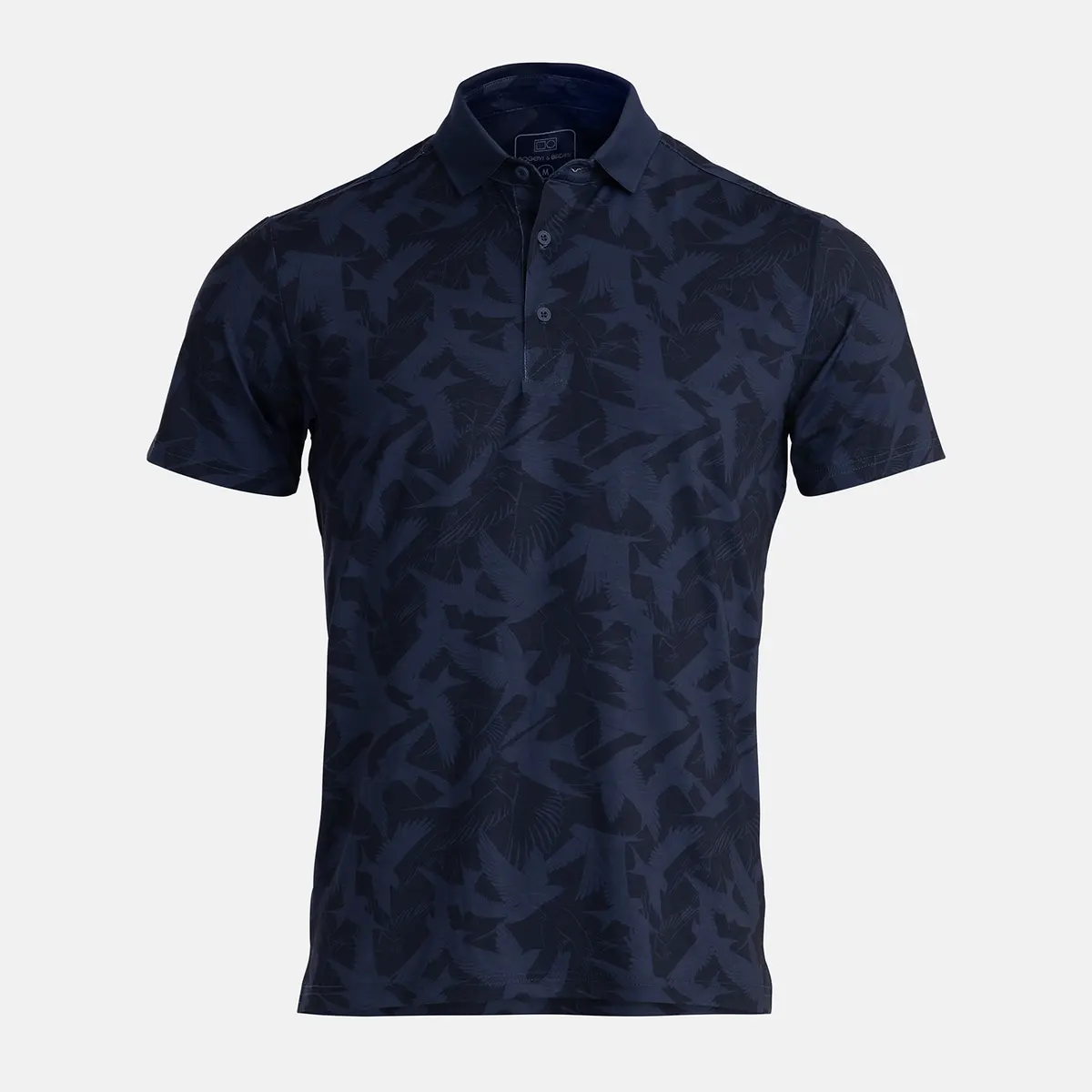 M Tech Pique Birdie AOP Blå