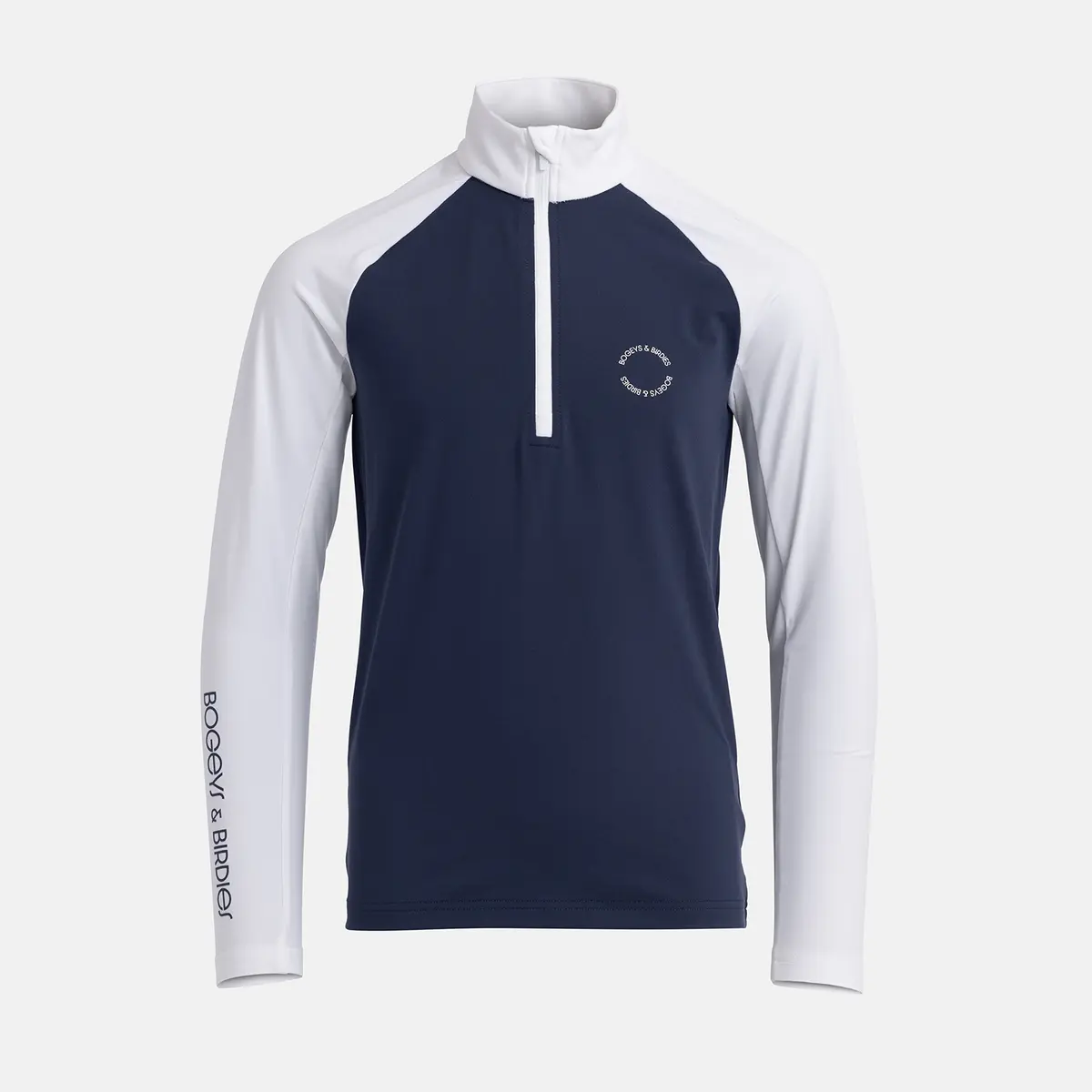 Jr Light Mid Layer LS Hvit Blå
