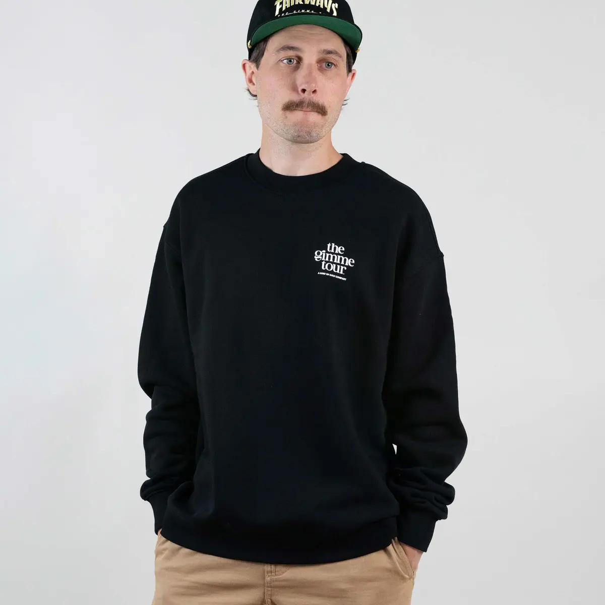 Crew Open -95 Svart