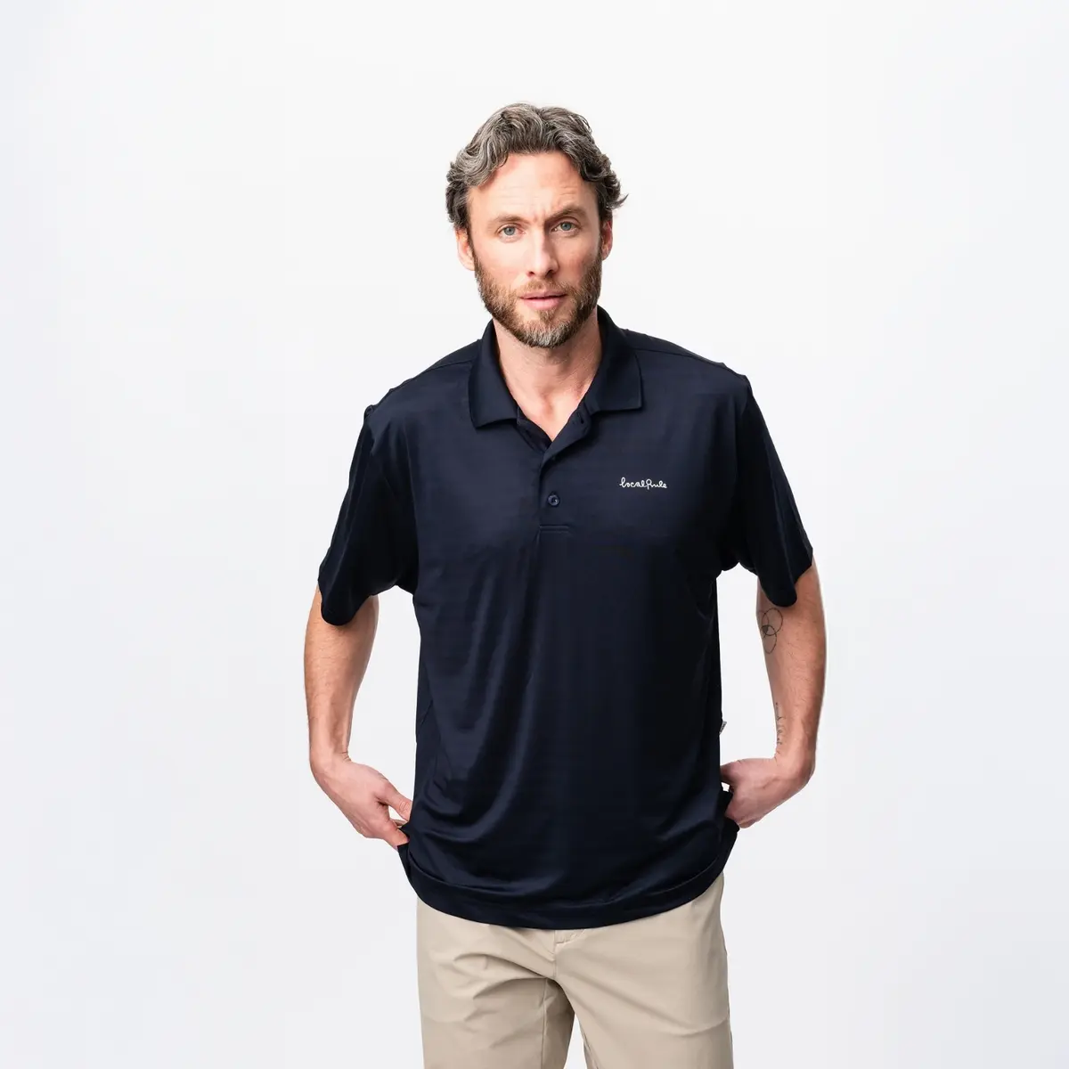 Tech Polo Blå