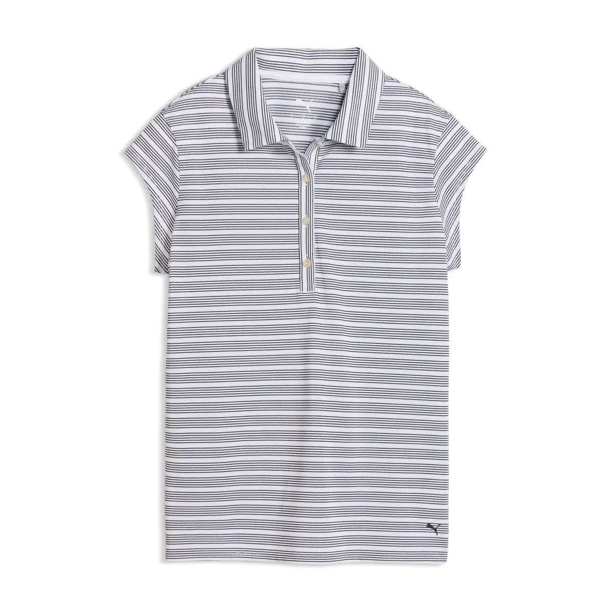 W Pique Yd Stripe Cap Sleeve