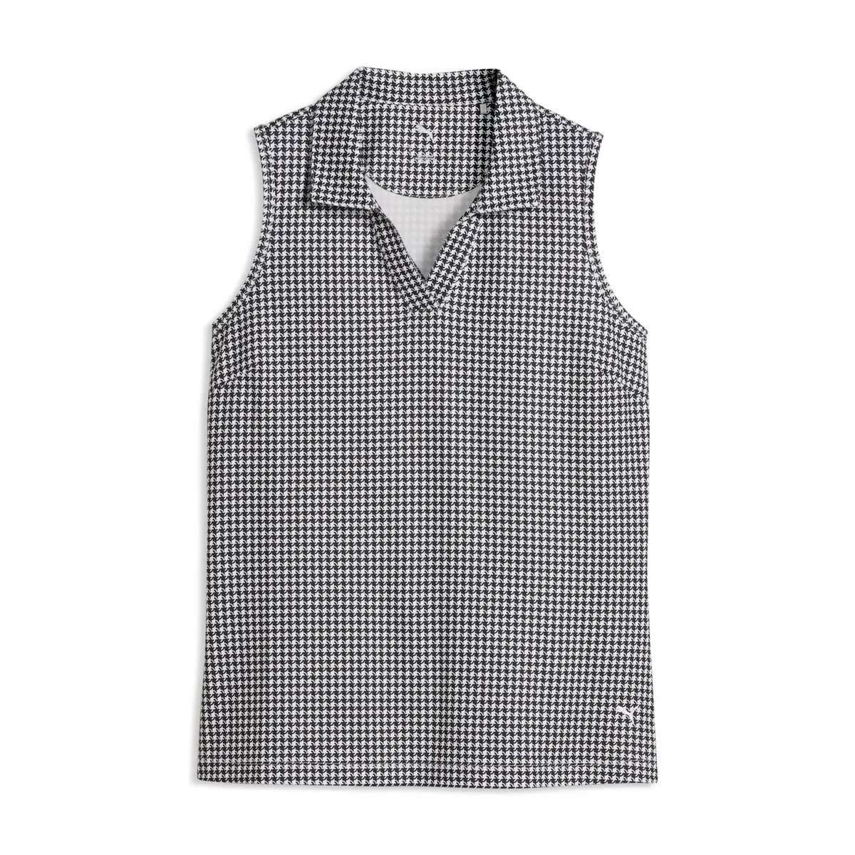 W Cloudspun Mono Check Sl Svart