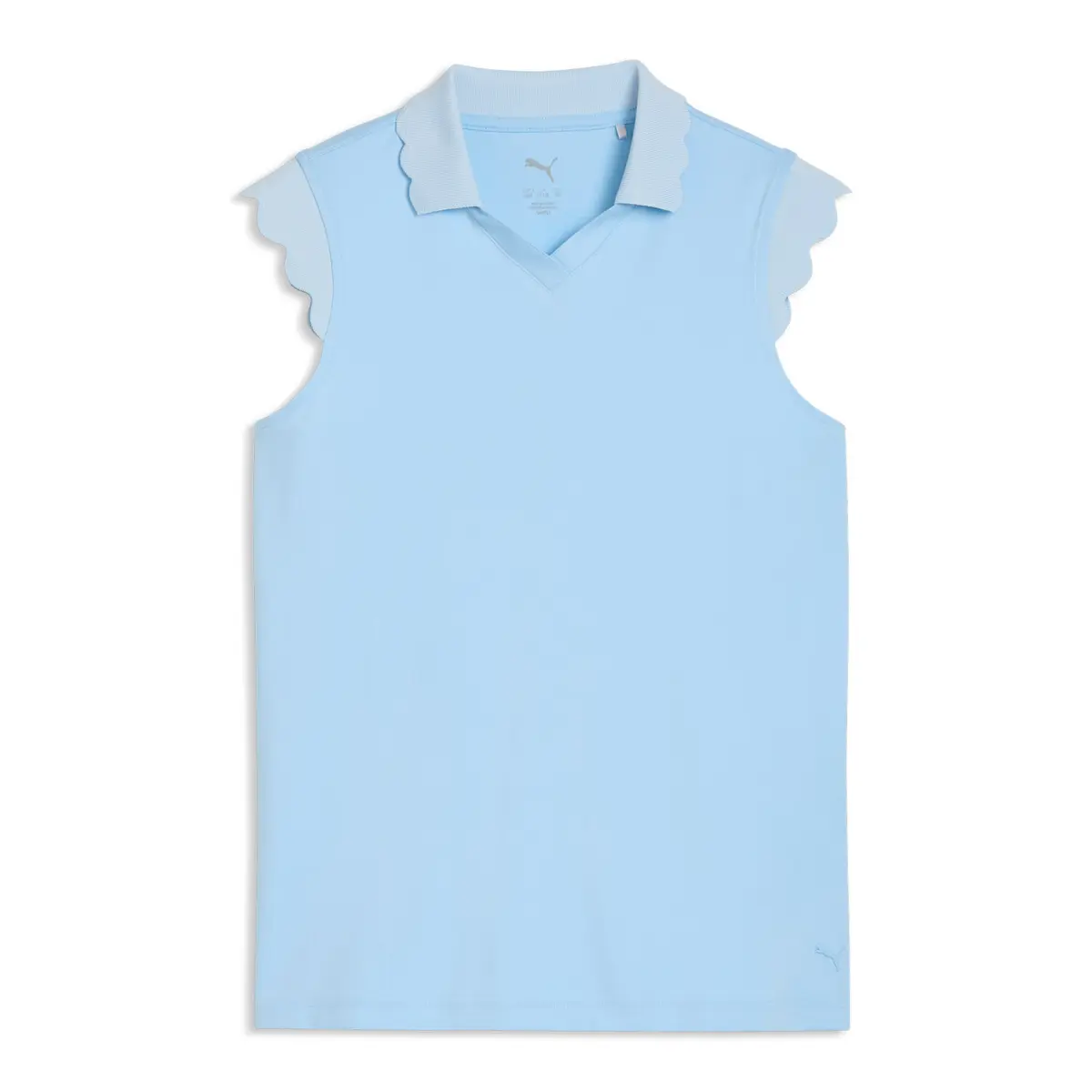 Girls Cloudspun Scallop Sleeveless