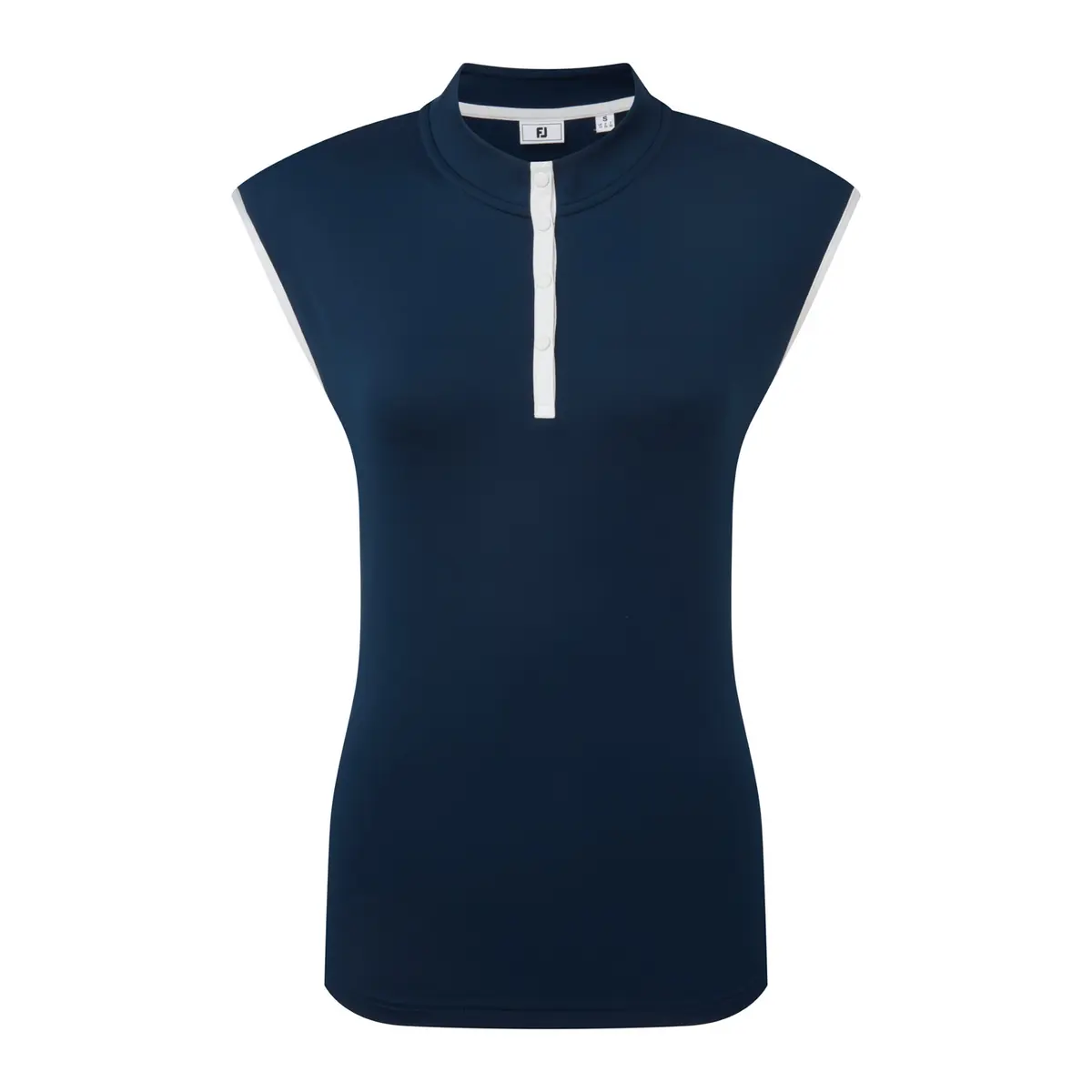 Mock Neck Snap Polo