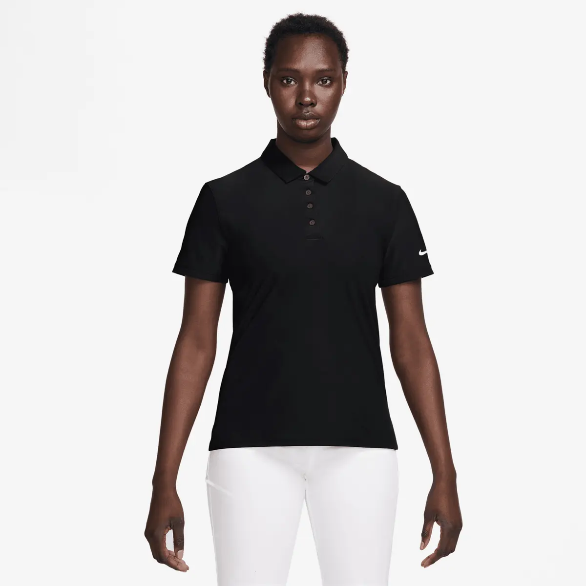 W Dri-Fit Victory SS Polo Svart