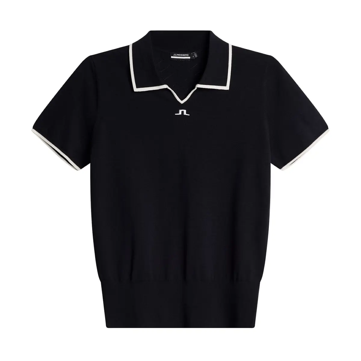 Malva Knitted Polo Shirt Blå