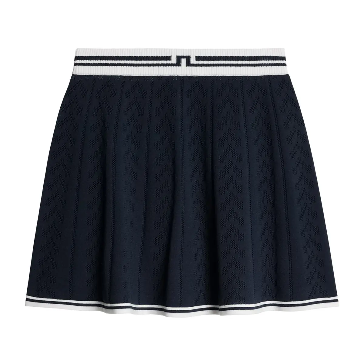 Pamela Pointelle Knitted Skirt Blå