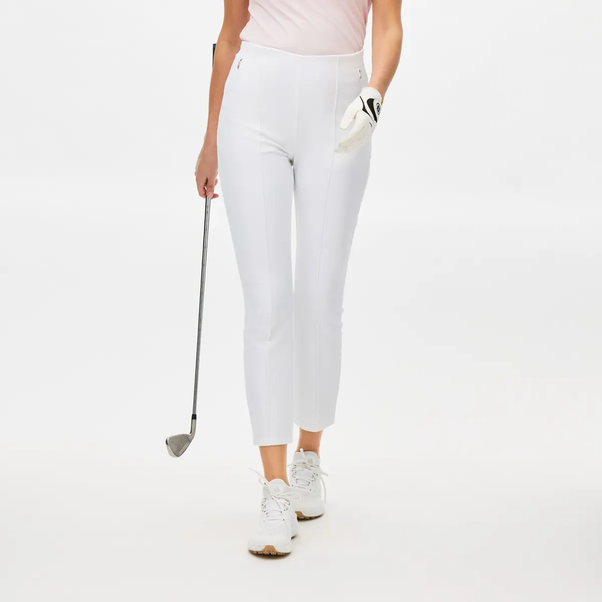 Clubhouse Highwater Slacks Hvit