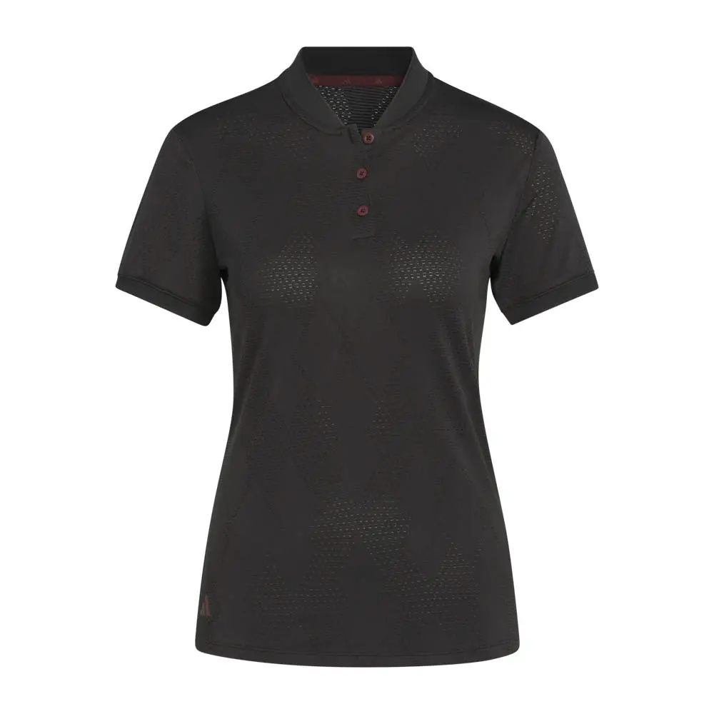 W Ultimate Diamond Jacquard Polo Shirt Svart
