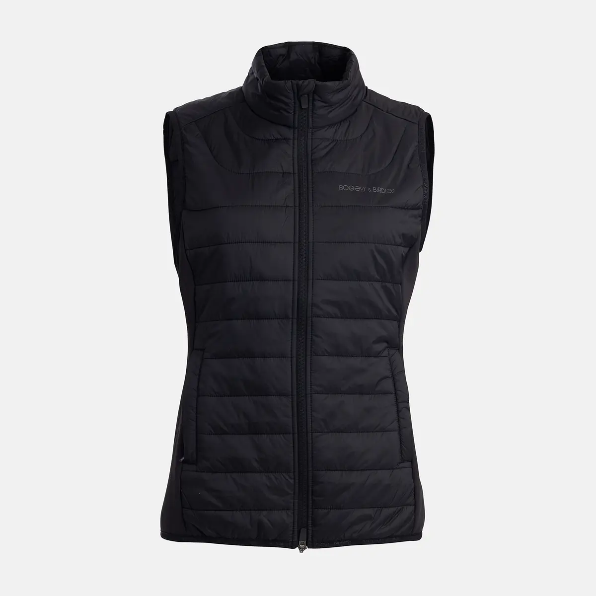 W Hybrid Padded Vest Svart